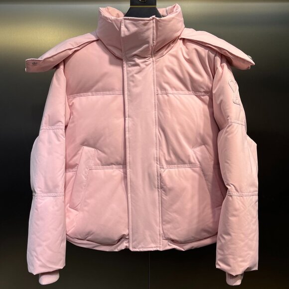 Ami Paris Pink Hooded Jacket - Picture 1 of 11